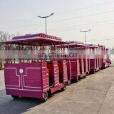 Amusement Park Ride Kids Electric Mini Tourist Train Ride Trackless Train for Sale thumbnail-5
