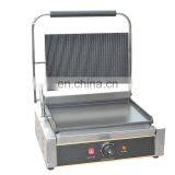 Non Stick Cast Iron Electric Contact Grill Commercial Grill Sandwich Maker for Sale With Factory Price thumbnail-3