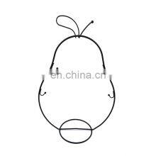 Farmhouse Home Storage Kitchen Food Fruits Organizer Egg Mesh Wire Rack Metal 2 Tier Fruit Basket thumbnail-4