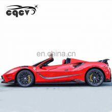 Body Kit for Ferrari 488 in ms Style Front Bumper Rear Bumper Hood Carbon Fiber Front Lip Rear Lip Side Skirts Fenders Canard thumbnail-2