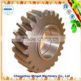 Changzhou Machinery Custom Helical Bevel Gear / Herringbone Gear Assembly Transmission Parts Gear for Paper Shredder thumbnail-5