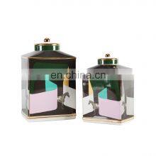 European Porcelain Horse Decoration Vase Luxury Home Accessories thumbnail-2