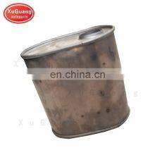 XUGUANG HIGH QUALITY UNIVERSAL RACETRACK SHAPE EXHAUST MUFFLER WITH STAINLESS STEEL MATERIAL thumbnail-2