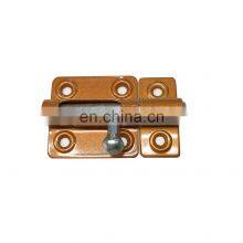 Door Security Slide Latch Lock Barrel Bolt With Solid Heavy Duty Gold Painting Finish Steel Door Bolt Latch