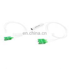 Оптический волоконный PLC-сплиттер 1X2 с разъемами SC, одномодовый миниатюрный трубчатый оптический волоконный сплиттер thumbnail-5