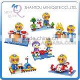 Mini Qute SC Kawaii American Cartoon Pororo Duck Penguin Diamond Block Plastic Building Block Boys Educational Toy