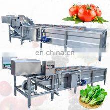 High Efficiency Elevator Tomato Spinach Cabbage Washer Vegetable Industrial Machine Fruit Wash Unit For Sale