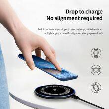 Transparent Desk Wireless Charger for Iphone Portable Charger 15W Samsung Fast Wireless Charging Universal Wireless Chargers thumbnail-2