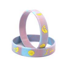 Factory Price in Stock I'm a Ocean Fantasy Scale Pattern Comfortable Silicone Bracelet Girls Teenager School Activity thumbnail-5