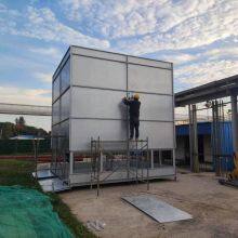 300-cubic Counterflow Cooling Tower, Medium-temperature Industrial Type, All-steel Material, 20-year Service Life thumbnail-2