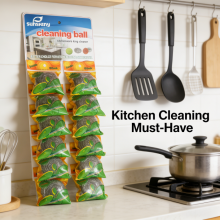 Professional Steel Scourers for Commercial Kitchen Use Customized 12pcs Pack Stainless Steel Scourer thumbnail-1