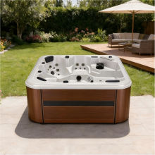 AlgeriaAcrylic Rectangular Whirlpool Bath TubHydromassageeffectivelyrelievesmusclefatigue. thumbnail-4