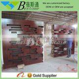 High Grade Unique Wood Shelf for Wine Display thumbnail-1