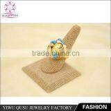 2015 Yiwu New Products Gold Plated Rhinestone Ring,engrave Pattern Butterfly Shap Ring thumbnail-1