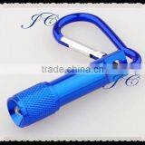 Promotional Gift Mini Flashlight With Carabiner for Promotion