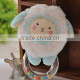 Plush Sheep Baby Rattles/wholesale Plush Sheep Rattle Toys/sheep Plush Rattles Toy thumbnail-2