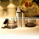 Luxury Shiny Silver Plastic Bottle for Cosmetics