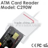 Factory price single smart chip atm id card reader shimmer