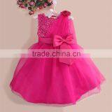 Baby Girls Party Wear Dress Children Frocks Designs 2015 Short Party Dress Western Dress Girls Lace Dress thumbnail-2