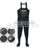 Kmucutie CHN-81206T Latest Style Fishing Waders Brethable Nylon Fabric Fishing Suit