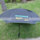 Top Quality Promotional Custom Durable Handy Wet and dry Auto Open Double Windproof Layer Golf Umbrella