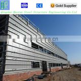 Prefab engineered large span steel structure factory workshop