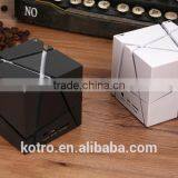 Unique Promotional Gift Qnoe AUX 2 Bass Speaker TF Card FM Radio MIC Handsfree LED Speaker 3W Square LED Bluetooth Speaker thumbnail-3