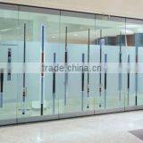 Domestic Office Frosted Glass Partition Curtain Wall