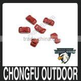 Red Custom Plasticbelt Buckle With Logo for Paracor Bracelethot Sale thumbnail-1