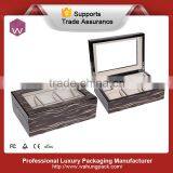 Piano Finish Wooden Watch Keep Box With Slots thumbnail-2