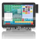 15inch TFT touch screen all in one pos system for retail and restaurant