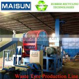 NEW waste rubber tires crusher