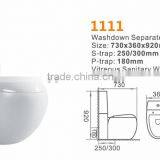 Two Piece Ceramic Bathroom Wash Basin Toilet/washdown Toilet thumbnail-2