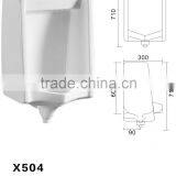 Classical Chaozhou Ceramic Wall Hung Urinal Best Sale X504 Fix Back to Wall thumbnail-2