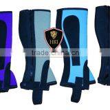 Neoprene Mini Chaps / Horse Riding Half Chaps / Horse Riding Multi Color Half Chaps/Gaiters thumbnail-1