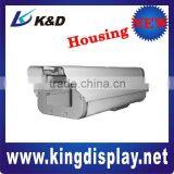 Indoor/outdoor Aluminum cctv camera housing with heater and blower