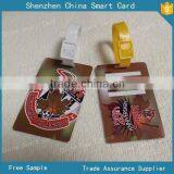 Pvc Punched Hole Plastic Invitation Card