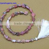 Rose 6 x 10-8 x 12 mm Roll Shape, 16 "chain Length 100% Natural Gem