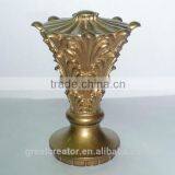 2.5" (63mm) Wooden Drapery Rods Finials Wood Curtain Poles Finials