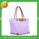 Fashionable Nylon Foldable College Student Shoulder Bag Hand Bag thumbnail-2