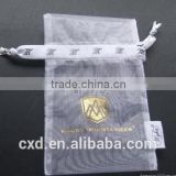 recyclable custom organza bags/pouch drawstrings bag for ear rings