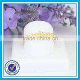 Brief Style Fancy Women Golden Ring cz Crystal 14k Thin Gold Ring thumbnail-3