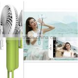 Professional rechargeable selfie stick hot Sell Selfie stick with fan and power bank