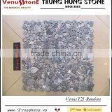 Dark Emperador Random Marble Mosaic Tiles - Crazy Cut thumbnail-3