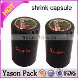 Yason juice side cap stand up pouch cap printing shrink label for bottle cap