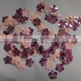 2.0cm Metallic PVC Flower Petals Wedding Confetti for party decoration