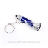 Portable plastic high quality cheap wholesale led flashlight keychain