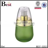 30ml green colored glass airless pump bottle pump pressure spray bottle                        
                                                                                Supplier's Choice