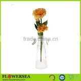 best selling items glass vases wholesale cheap with artificial flower