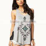 2013 Bulk Tribal Print Polyester Tank Tops